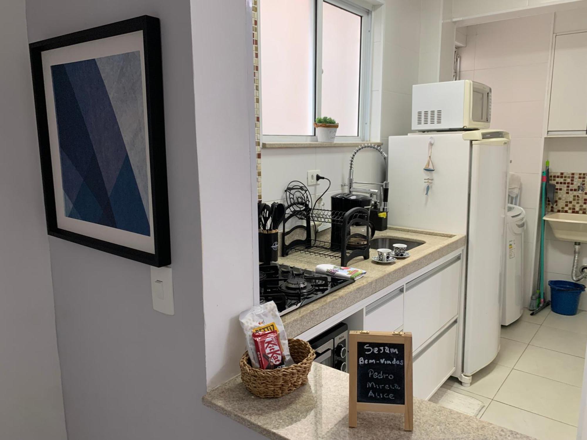 Apartamento Em Santos No Gonzaga Em Frente A Praia Exterior photo